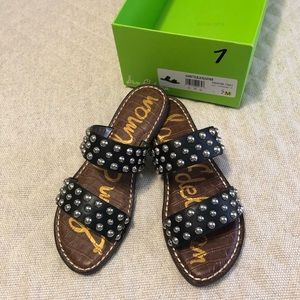 Sam Edelman Gianetta black leather sandal